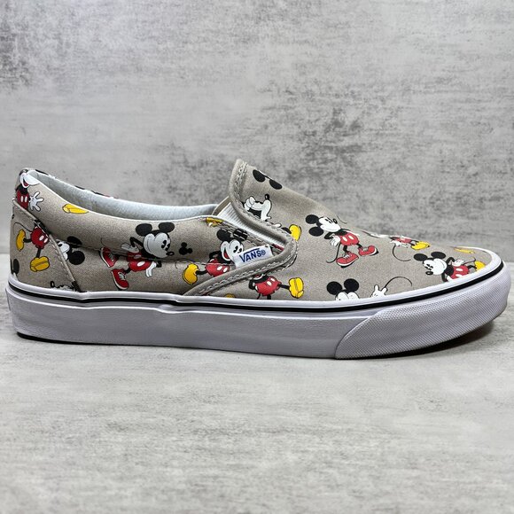 Vans Disney Mickey Mouse Classic Slip On Sneakers - Men's Size 11.5 - Picture 4 of 10